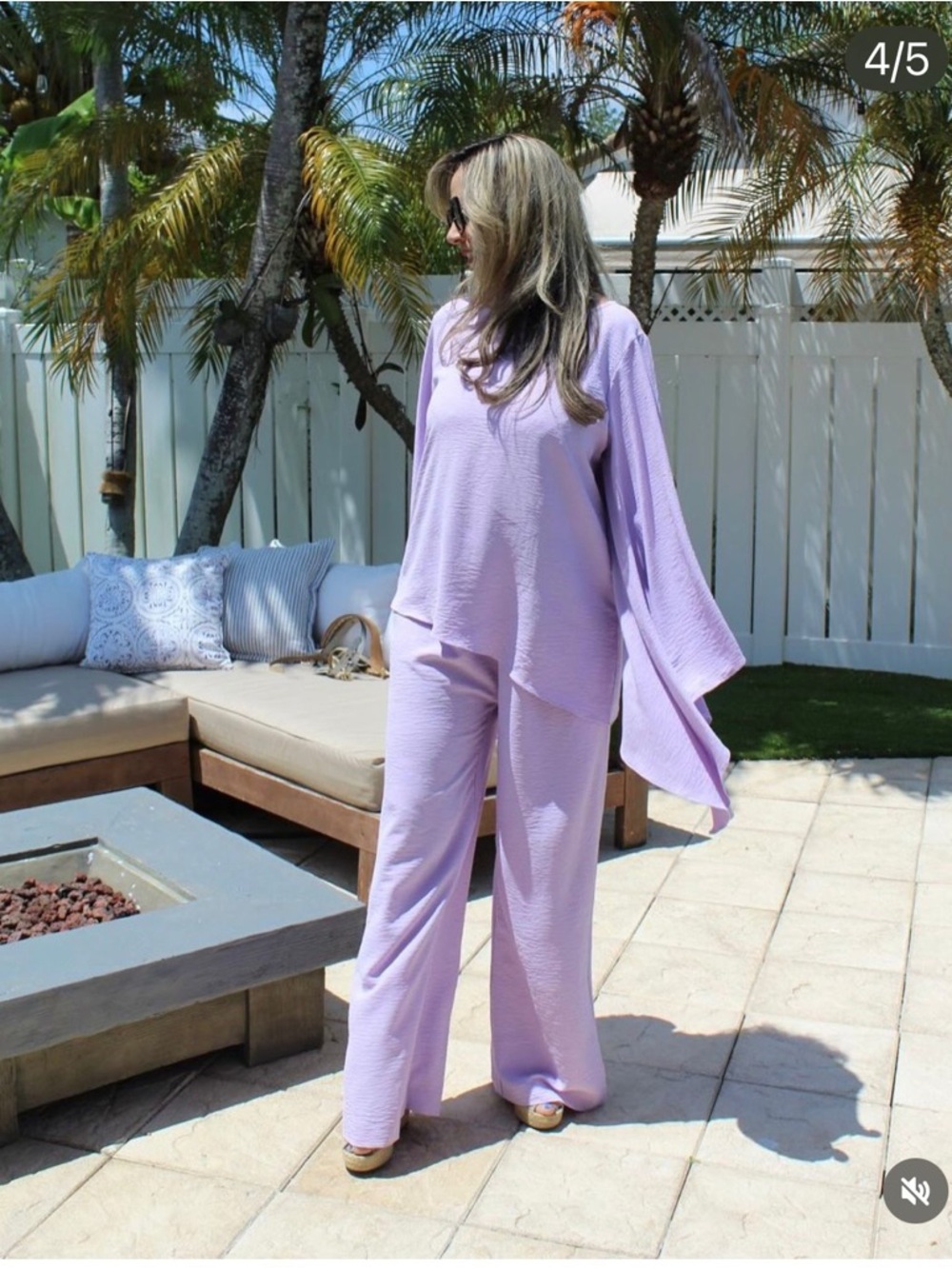 Lavender Two-Piece Lounge Set - Women Intimates & Sleepwear